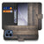 Bookcase Hoesje OPPO Reno15 Steigerhout met steigerhoutlook en binnen vakken voor kaarten.
