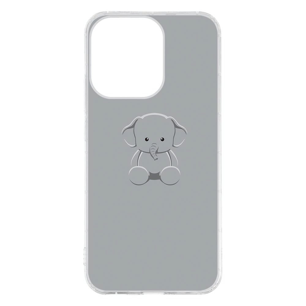 OPPO Reno15 in het Baby Olifant hoesje, verhoogde rand rond het camera-eiland