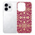 Barok Pink siliconen hoesje voor OPPO Reno15 met goudkleurige ornamenten op roze achtergrond