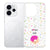 TPU hoesje voor OPPO Reno15 met Donut design: roze geglazuurde donut met spikkels op wit