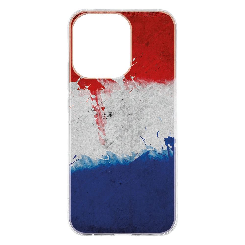 Nederland hoesje om de OPPO Reno15, gezien op de rugzijde van het toestel