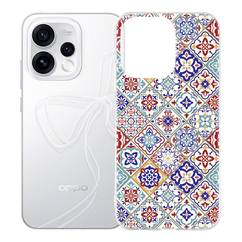 Tiles Color TPU hoesje OPPO Reno15 met mozaïek van gekleurde tegeltjes