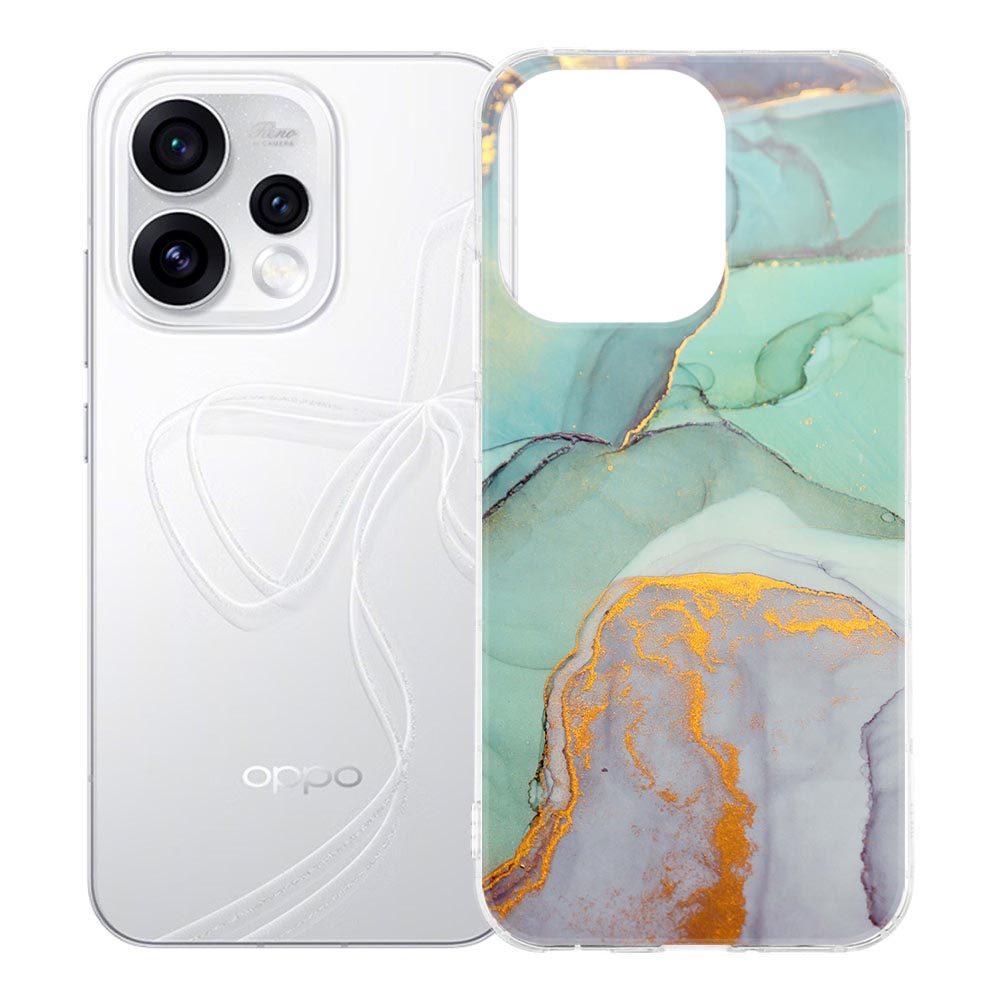 Watercolor Mix hoesje voor OPPO Reno15 met meerkleurige waterverfprint op de rug