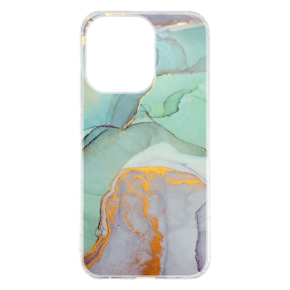 OPPO Reno15 samen met het Watercolor Mix hoesje, kleuren lopen in elkaar over