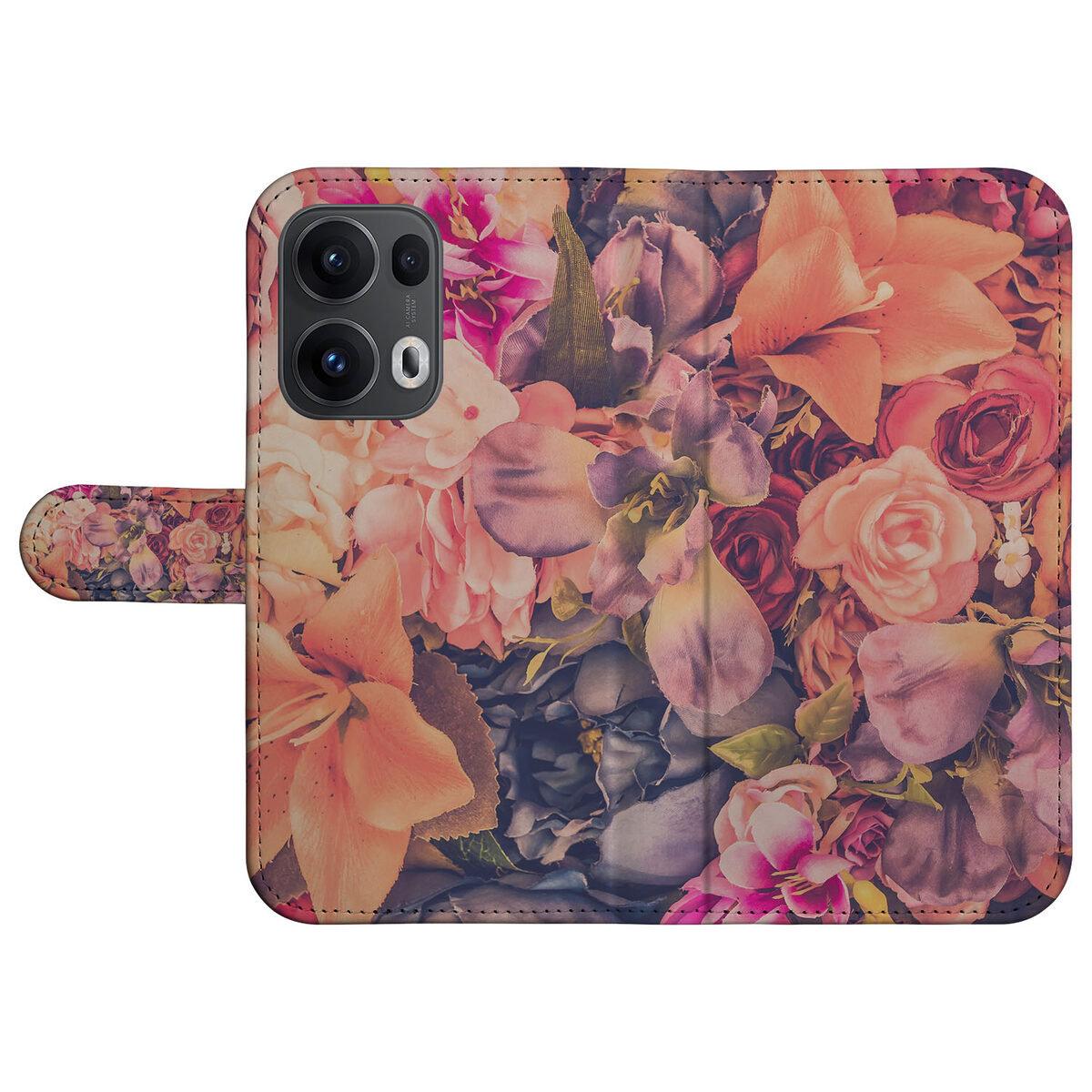 OPPO Reno 13 Pro Hoesje Bosje Bloemen bloemen design voorkant