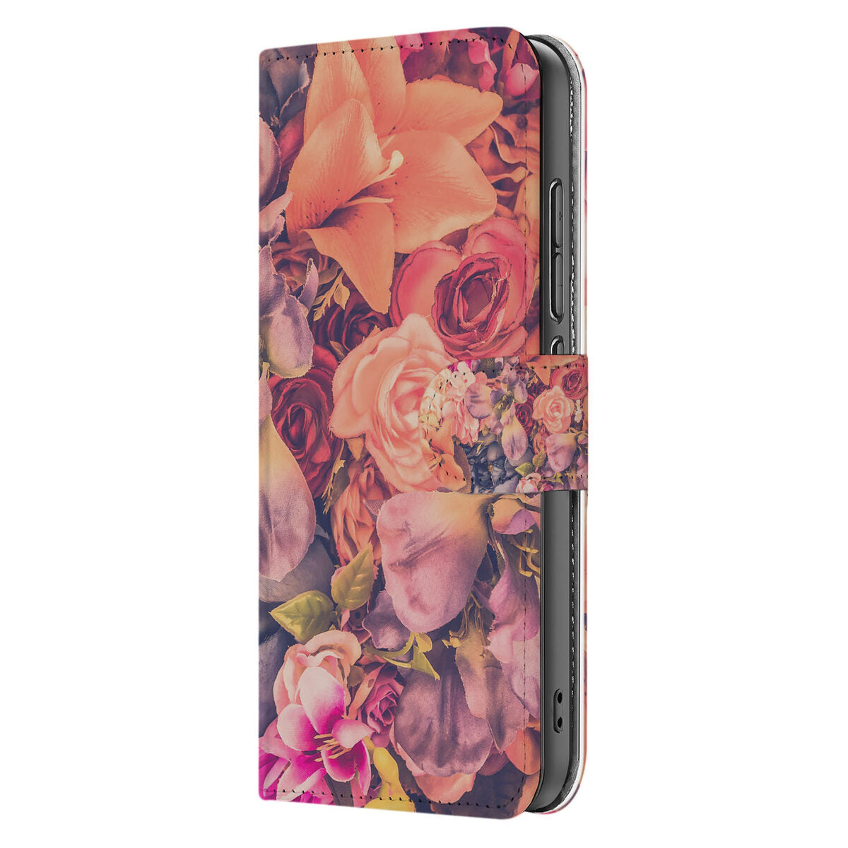 OPPO Reno 13 Pro Hoesje Bosje Bloemen design bloemen aanzicht