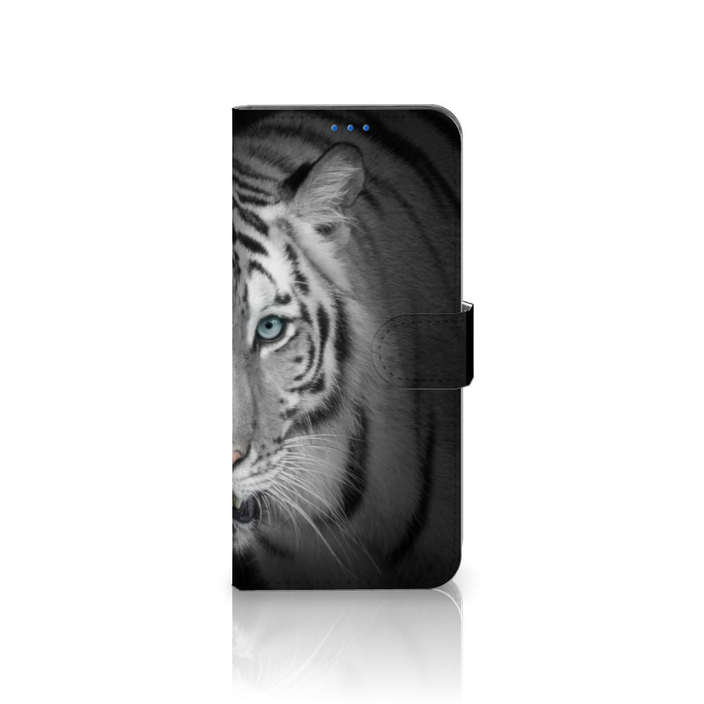 OPPO Reno 6 Pro Plus 5G Telefoonhoesje met Pasjes Tijger design tijger aanzicht