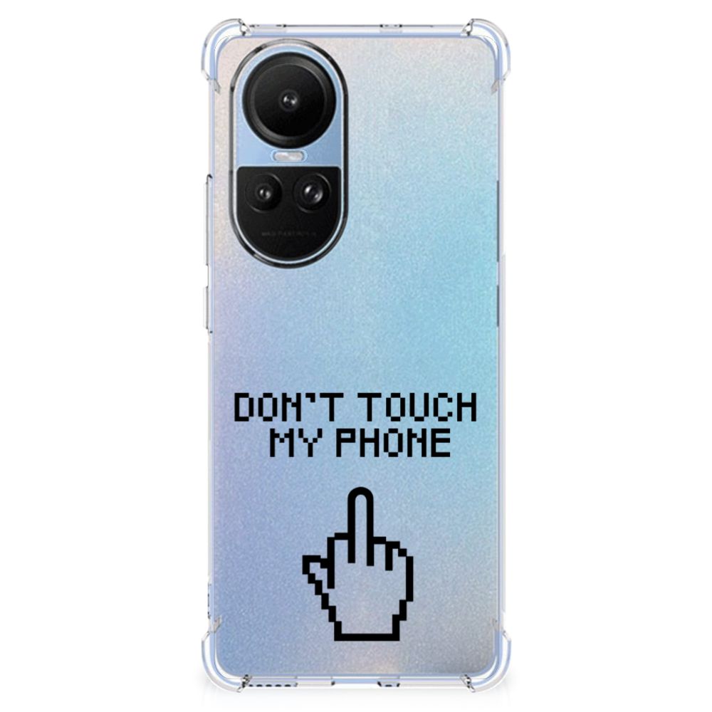 OPPO Reno10 | 10 Pro Anti Shock Case Finger Don't Touch My Phone B2C Telecom