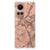 OPPO Reno10 | 10 Pro Anti-Shock Hoesje Marmer Oranje achterkant