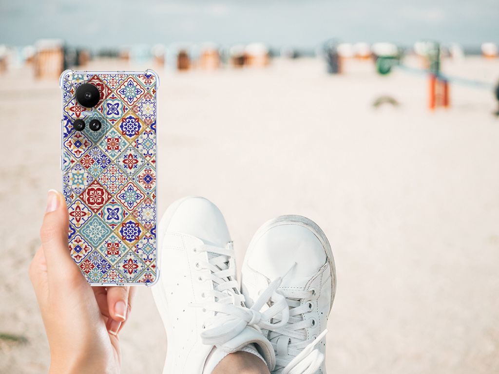 OPPO Reno10 | 10 Pro Anti-Shock Hoesje Tiles Color B2C Telecom