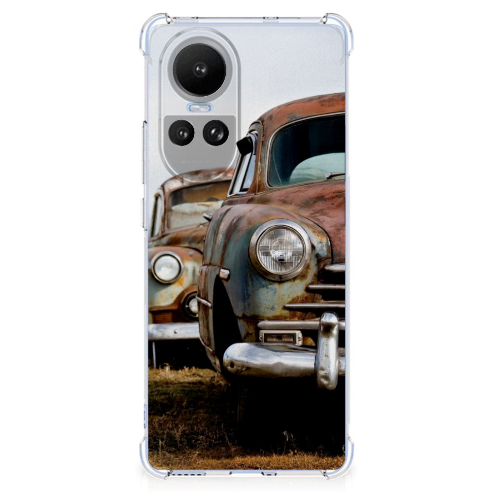 OPPO Reno10 | 10 Pro Anti-shock Hoesje met foto Vintage Auto B2C Telecom