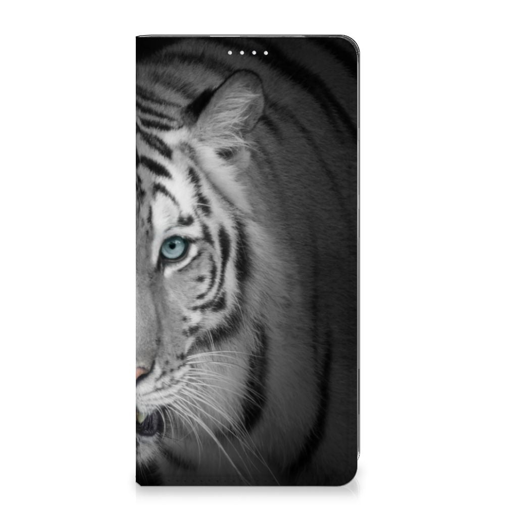 OPPO Reno10 | 10 Pro Hoesje maken Tijger - Opvallend ontwerp van een Witte Tijger voor ultieme bescherming en uitstraling.