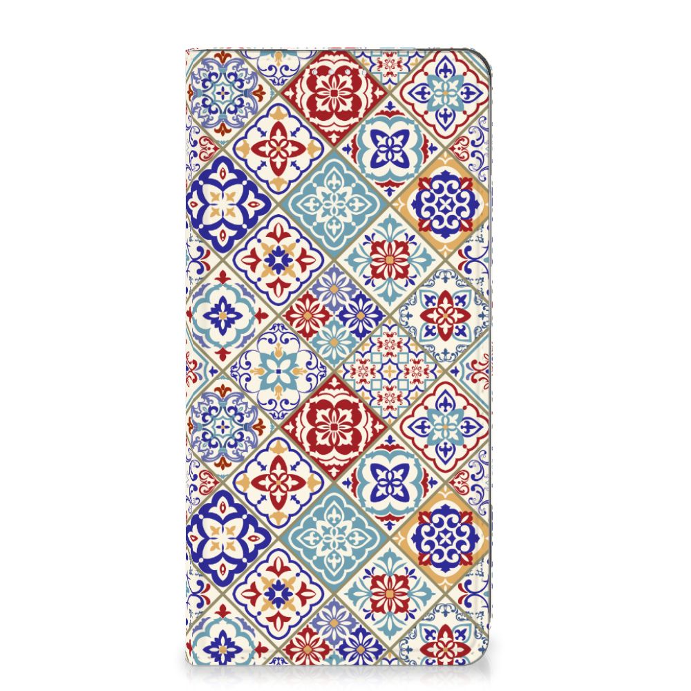 OPPO Reno10 10 Pro Standcase Tiles Color design kleurrijke tegels aanzicht