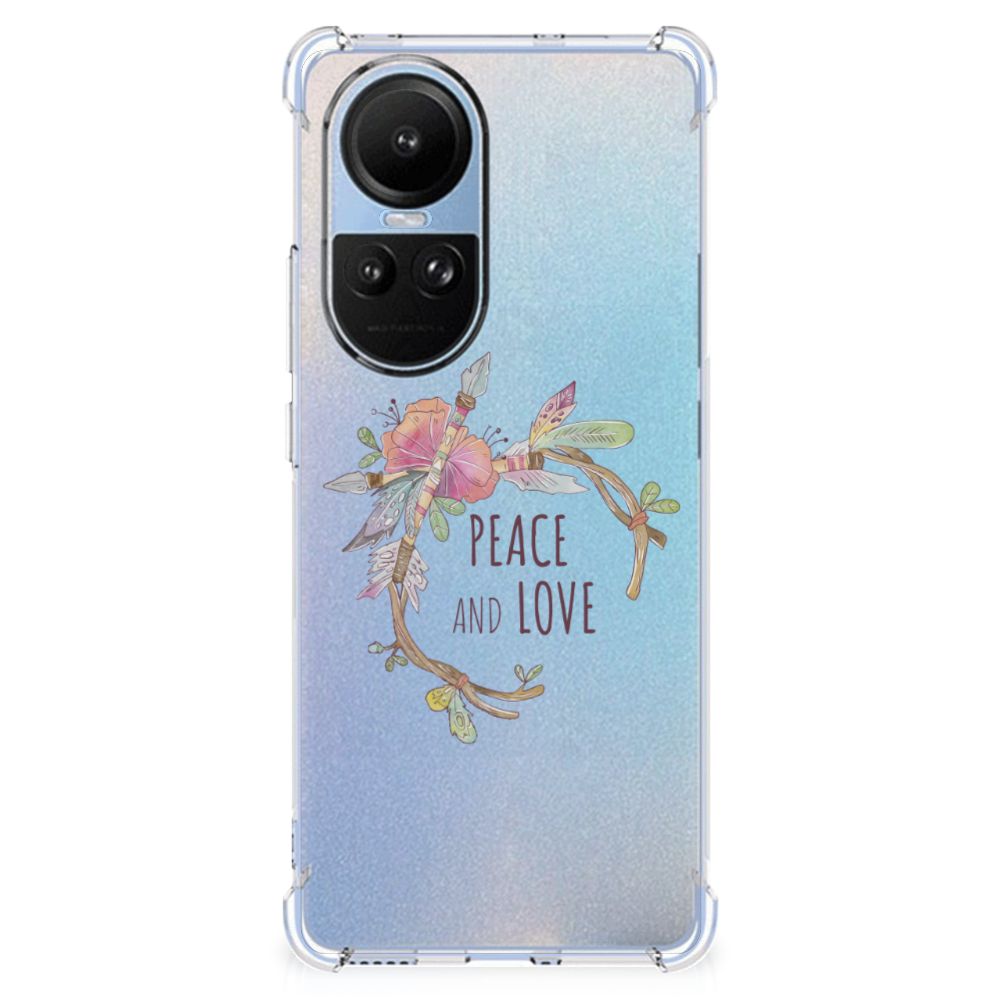 OPPO Reno10 | 10 Pro Stevig Bumper Hoesje Boho Text B2C Telecom