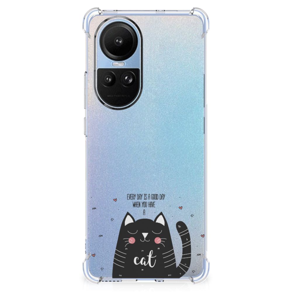 OPPO Reno10 | 10 Pro Stevig Bumper Hoesje Cat Good Day B2C Telecom
