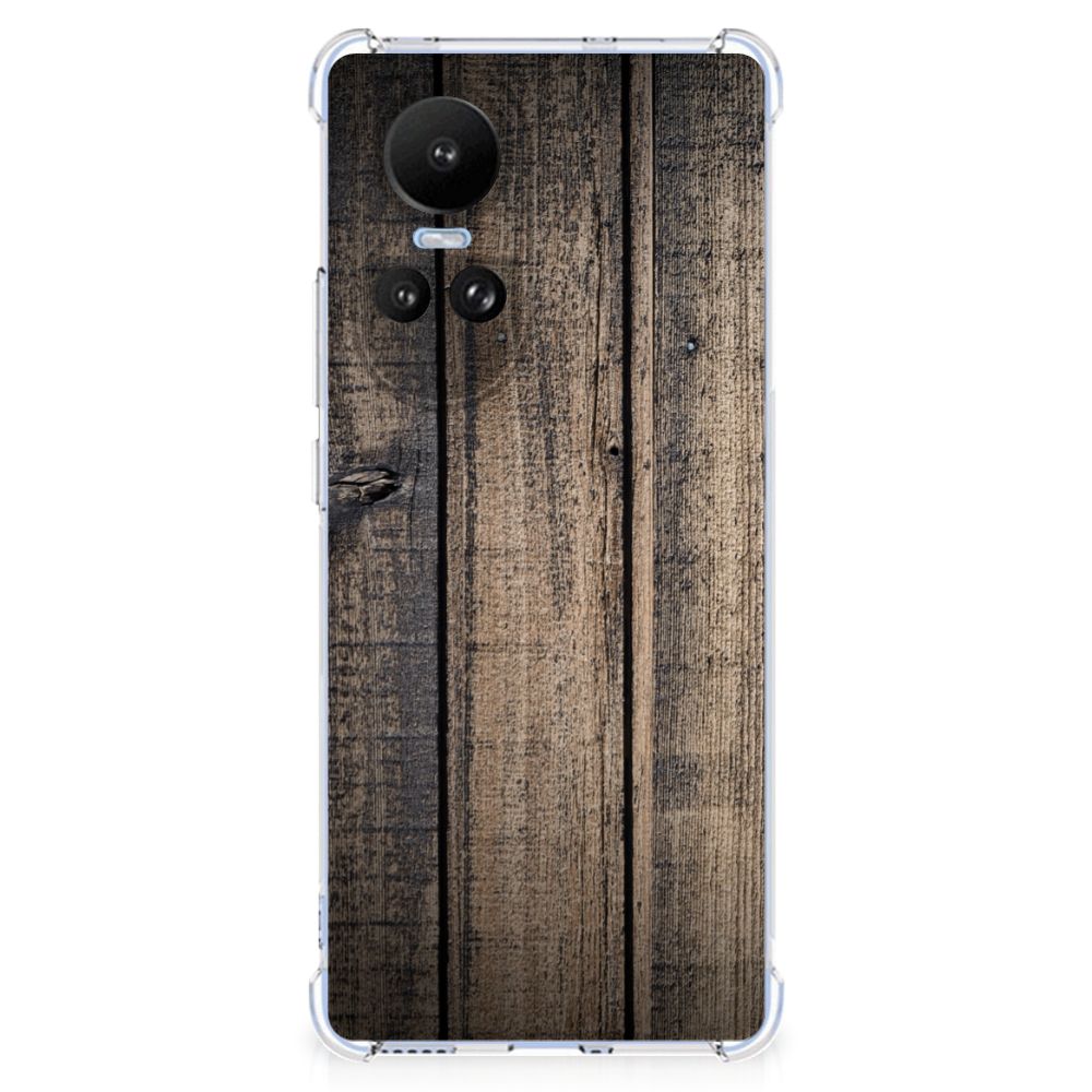 OPPO Reno10 | 10 Pro Stevig Telefoonhoesje Steigerhout B2C Telecom