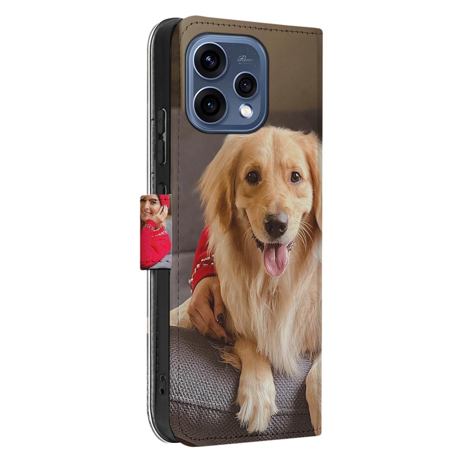 OPPO Reno15 Bookcase Hoesje Maken met Eigen Foto B2ctelecom