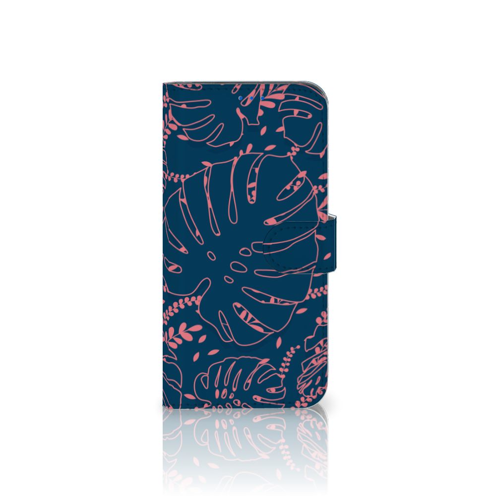 OPPO Reno6 5G Hoesje Palm Leaves hoesje palm bladeren design voorkant