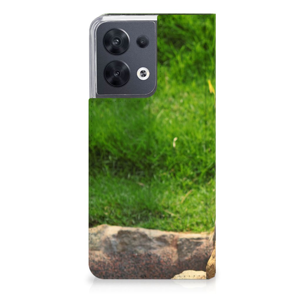 OPPO Reno8 Hoesje maken Panda design hoesje aanzicht