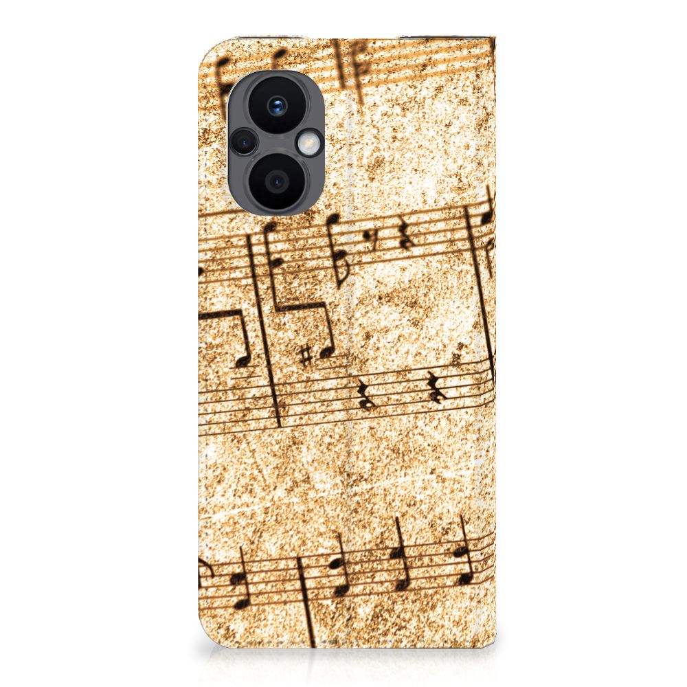 OPPO Reno8 Lite Stand Case Bladmuziek - B2C Telecom
