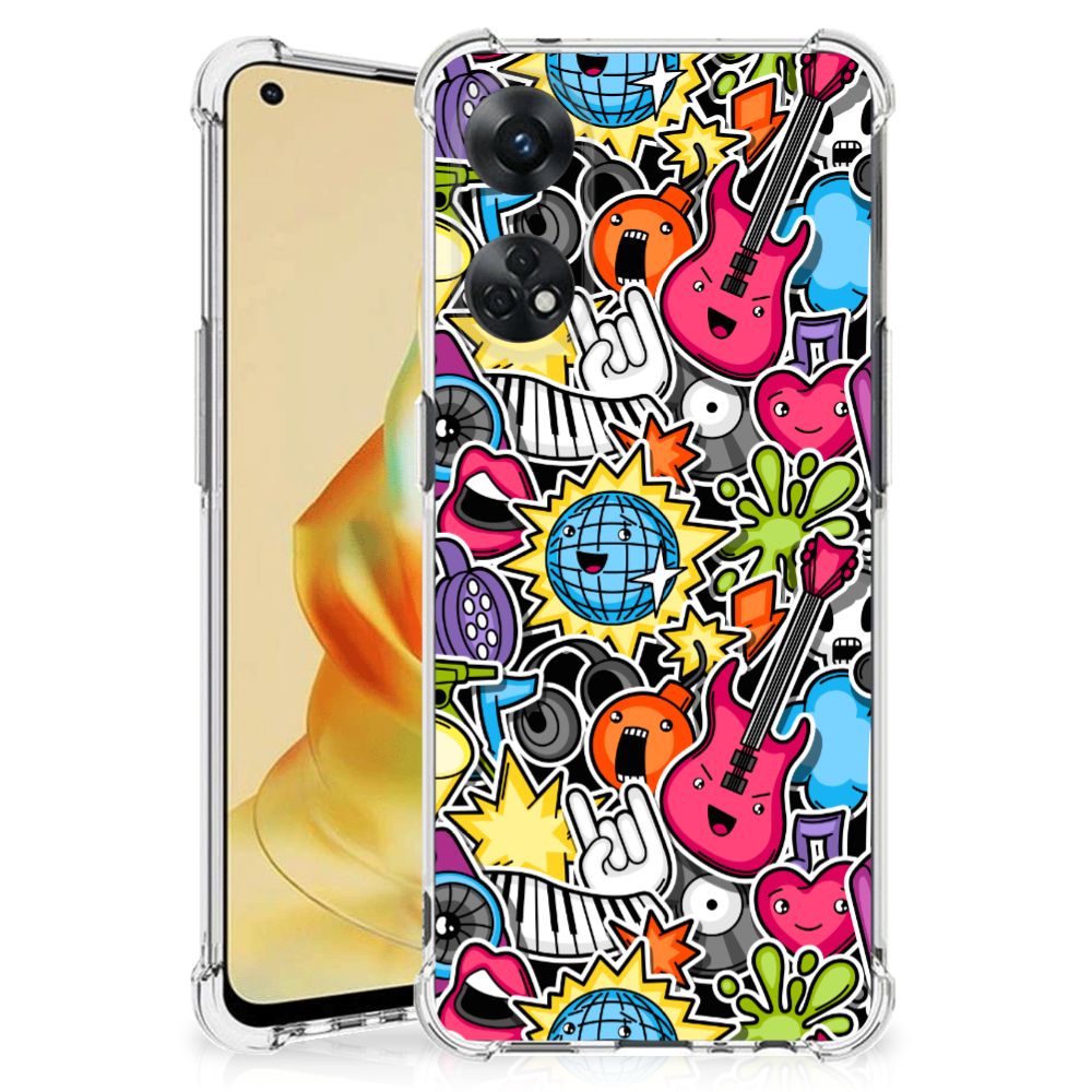 OPPO Reno8 T 4G Anti Shock Bumper Case Punk Rock B2C Telecom