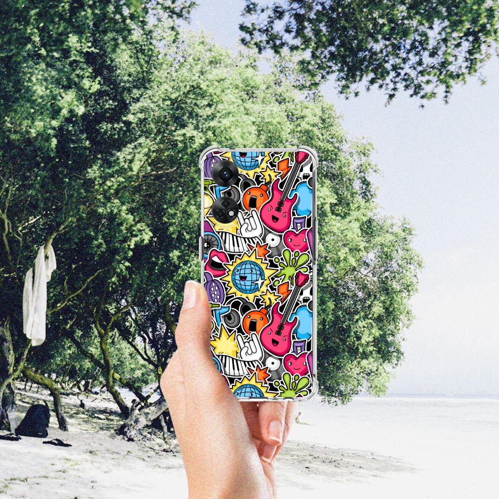 OPPO Reno8 T 4G Anti Shock Bumper Case Punk Rock B2C Telecom