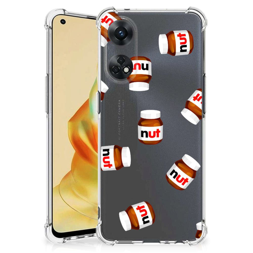 OPPO Reno8 T 4G Beschermhoes Nut Jar achterzijde opstaand design