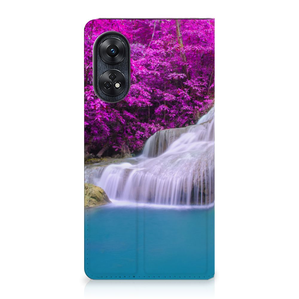 OPPO Reno8 T 4G Book Cover Waterval waterval ontwerp voorkant