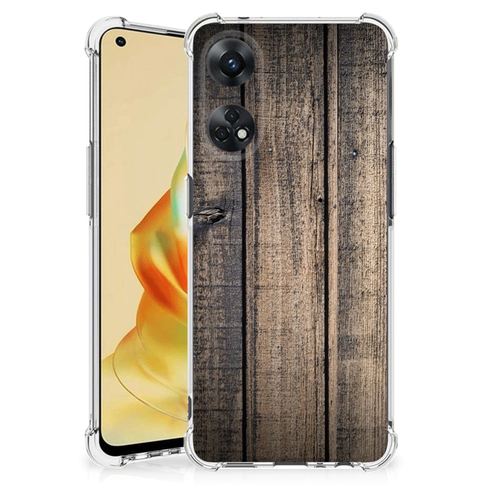 OPPO Reno8 T 4G Stevig Telefoonhoesje Steigerhout B2C Telecom