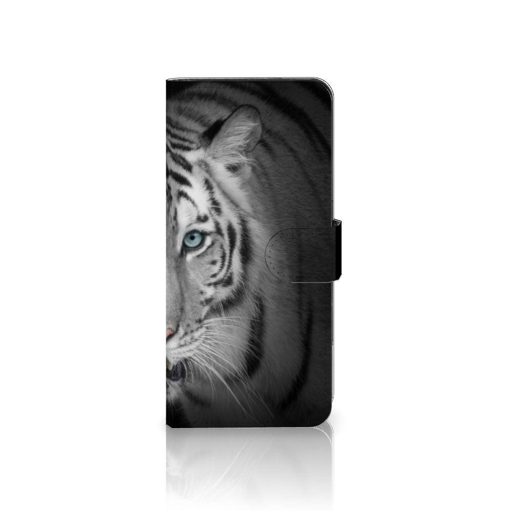 OPPO Reno8 T 4G Telefoonhoesje met Pasjes Tijger telefoonhoesje tijger design aanzicht