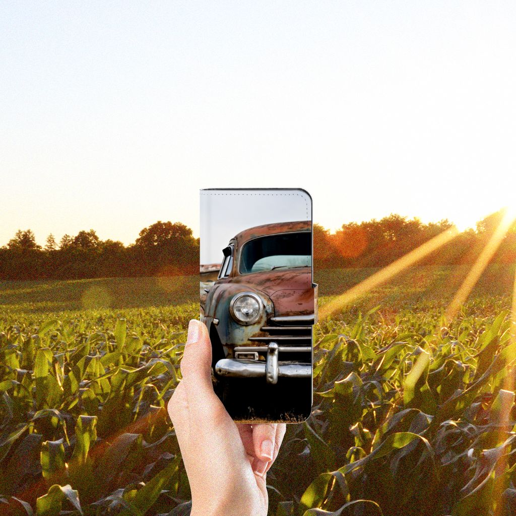 OPPO Reno8 T 4G Telefoonhoesje met foto Vintage Auto vintage auto design hand uitzicht