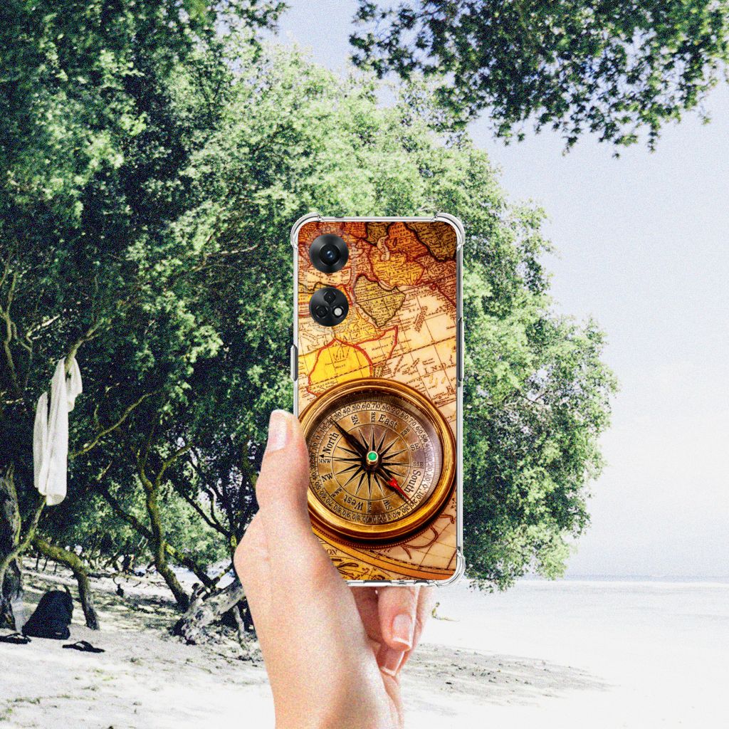 OPPO Reno8 T 4G Telefoonhoesje met valbescherming Kompas B2C Telecom