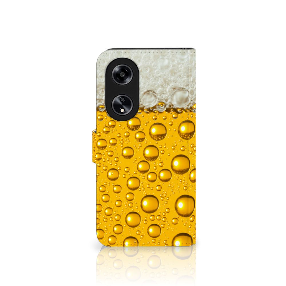 OPPO Reno8 T 5G Book Cover Bier telefoonhoes Bier print aanzicht