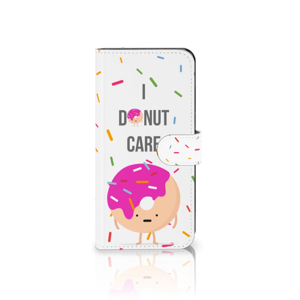 OPPO Reno8 T 5G Book Cover Donut Roze hoesje donut afbeelding voorkant