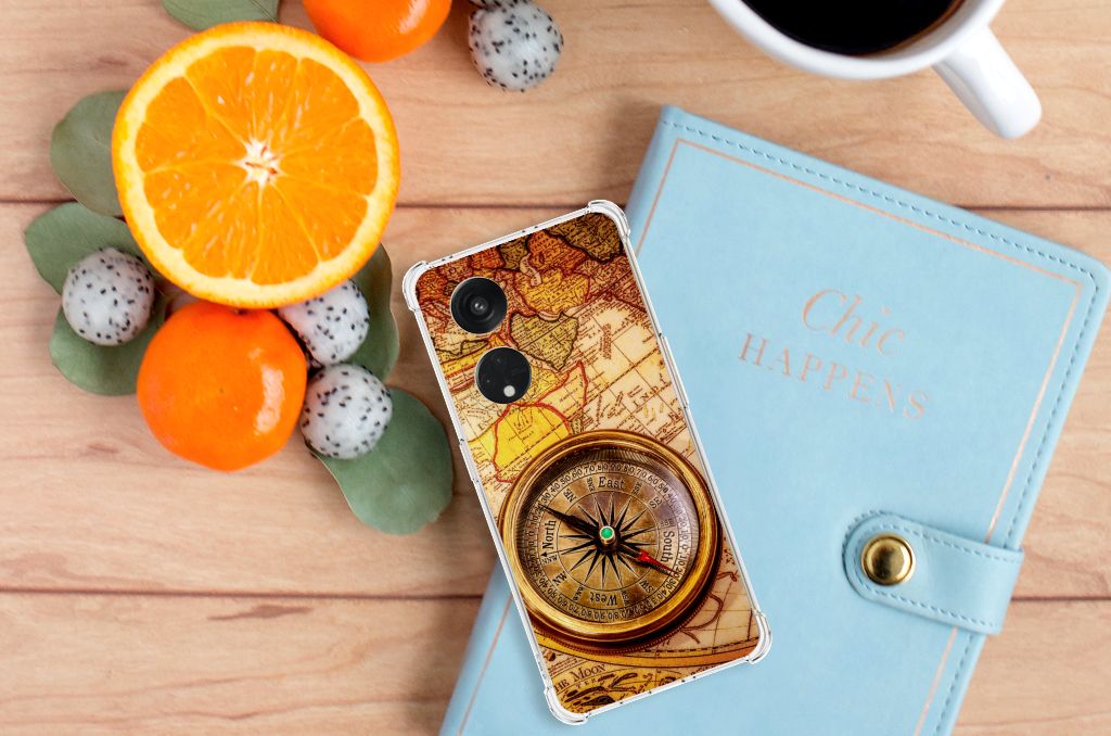 OPPO Reno8 T 5G Telefoonhoesje met valbescherming Kompas B2C Telecom