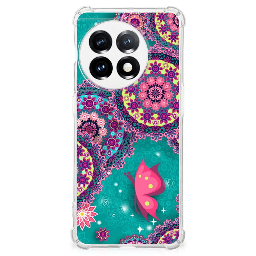 OnePlus 11 Back Cover Cirkels en Vlinders B2C Telecom