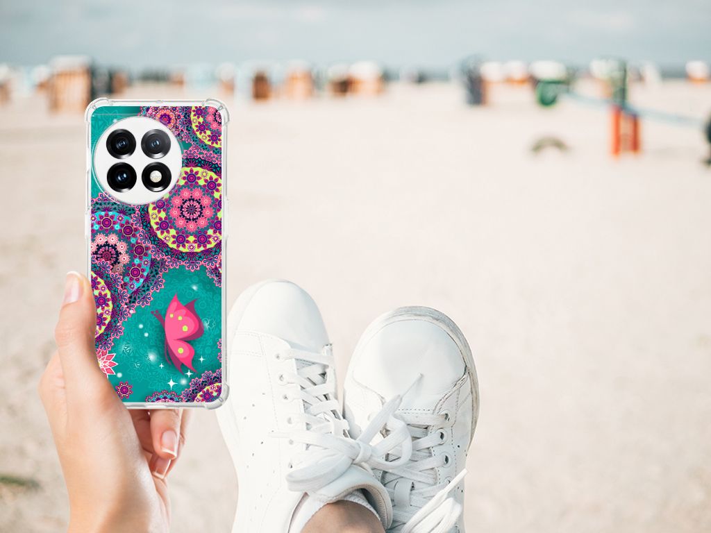 OnePlus 11 Back Cover Cirkels en Vlinders B2C Telecom