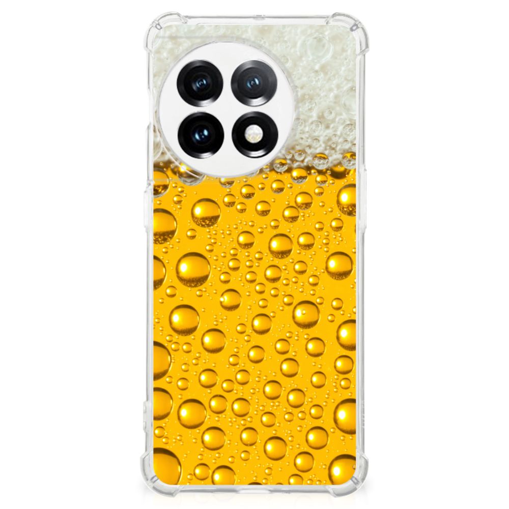 OnePlus 11 Beschermhoes Bier bierdesign doorzichtig