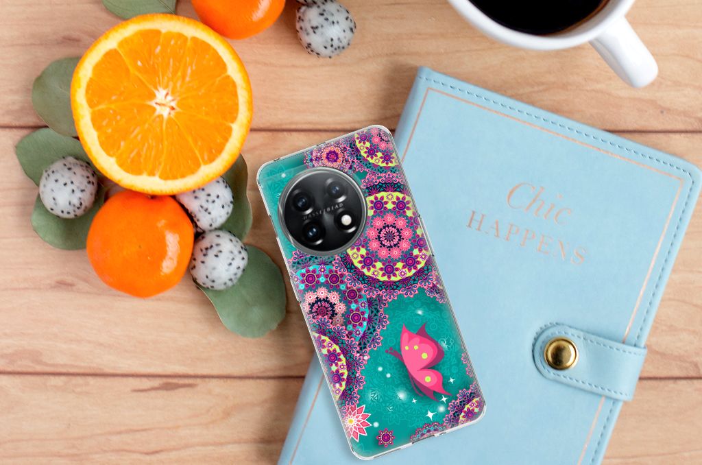 OnePlus 11 Hoesje maken Cirkels en Vlinders