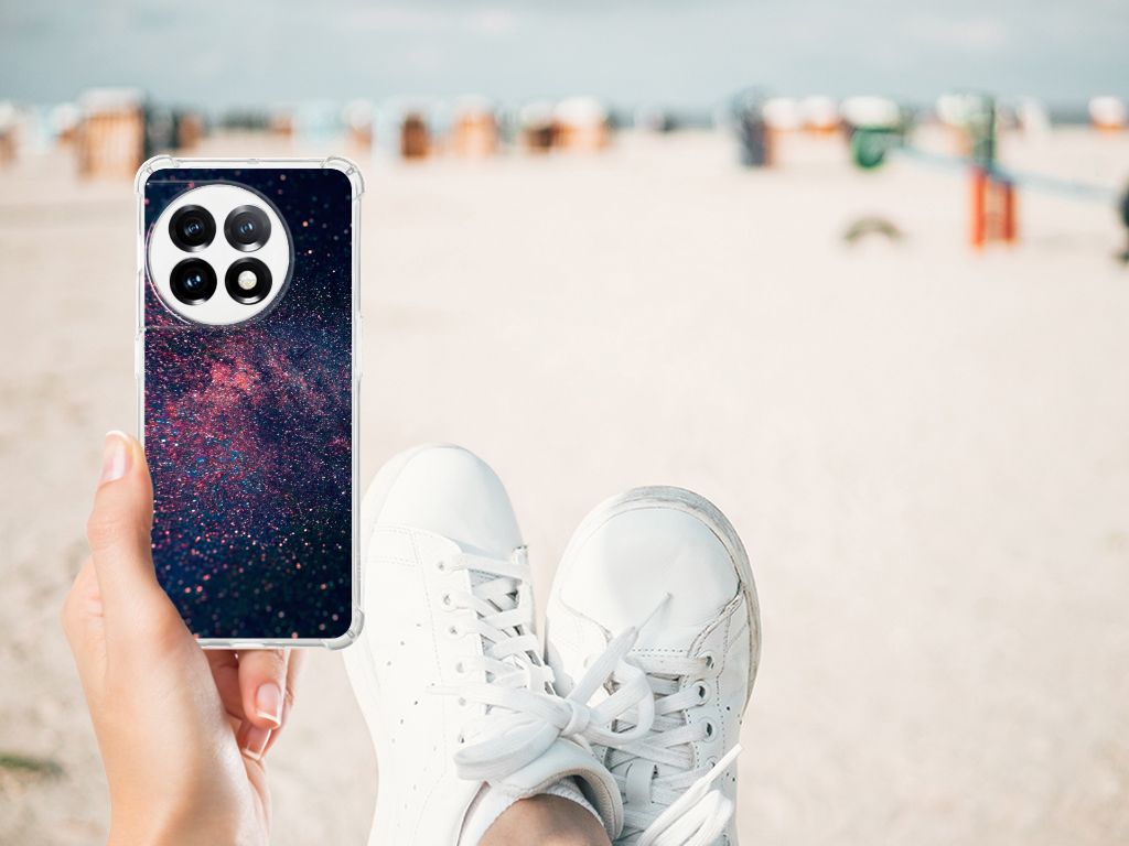 OnePlus 11 Shockproof Case Stars telefoonhoesje sterren design hand strand
