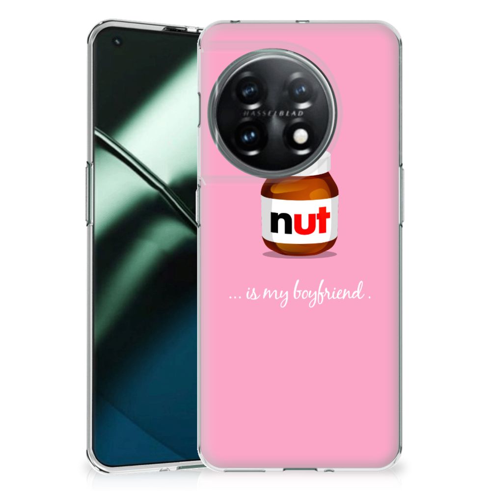 OnePlus 11 Siliconen Case Nut Boyfriend design Nut Boyfriend aanzicht