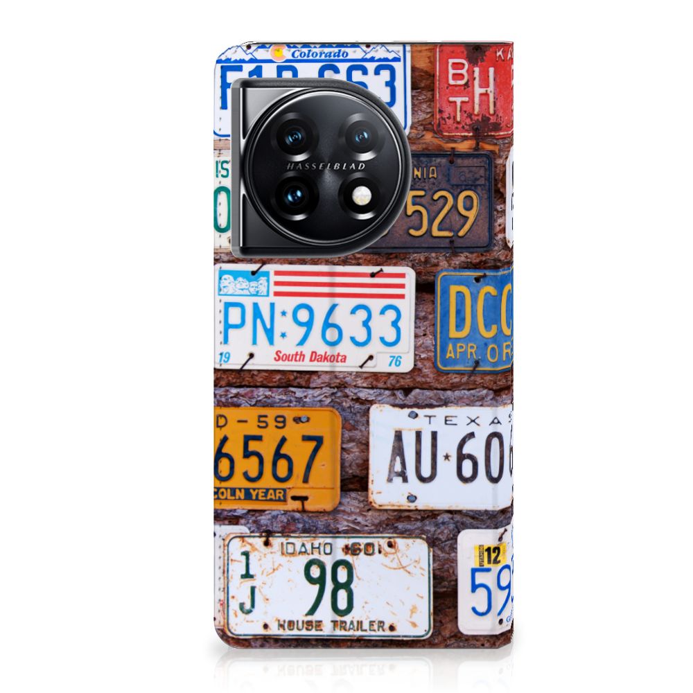 OnePlus 11 Stand Case Kentekenplaten design kentekenplaten aanzicht