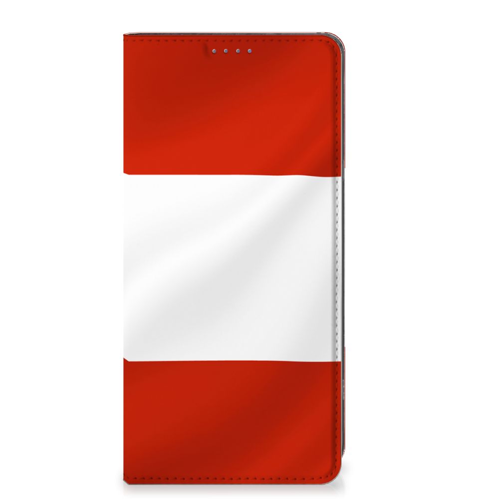 OnePlus 11 Standcase Oostenrijk met nationale vlag en duurzaam ontwerp, ideaal als cadeau! 🇦🇹
