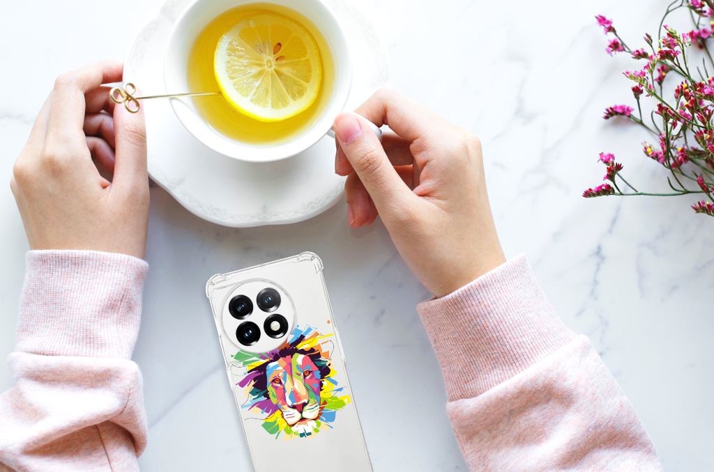 OnePlus 11 Stevig Bumper Hoesje Lion Color B2C Telecom
