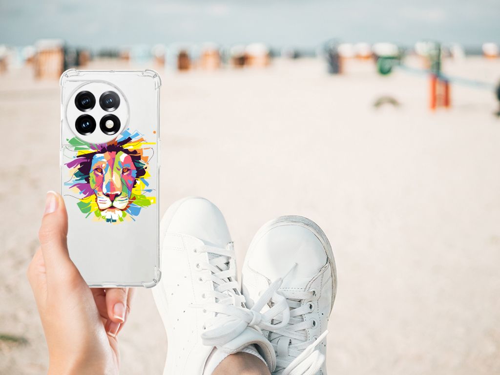 OnePlus 11 Stevig Bumper Hoesje Lion Color B2C Telecom