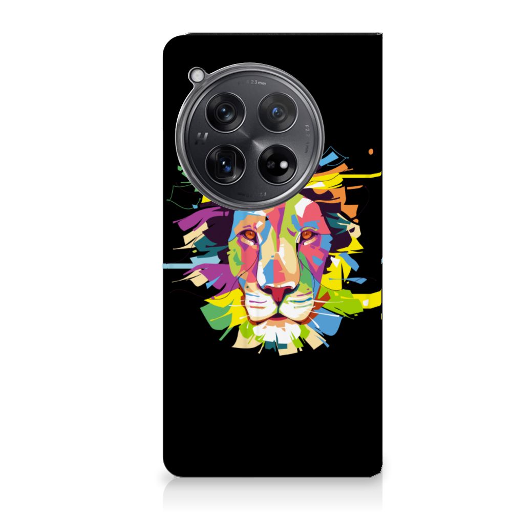 OnePlus 12 Magnet Case Lion Color voorkant