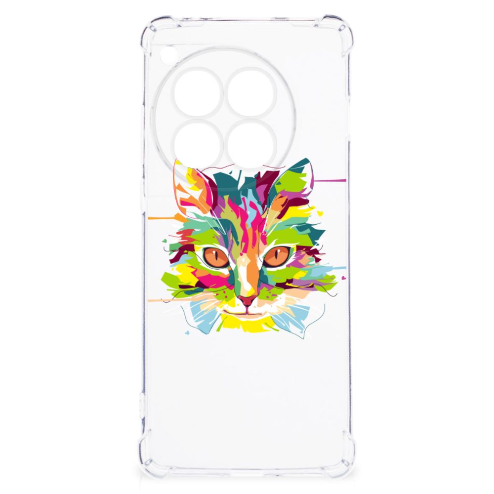 OnePlus 12 Stevig Bumper Hoesje Cat Color B2C Telecom