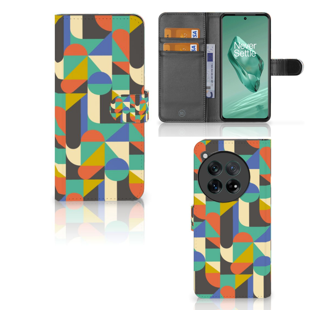 OnePlus 12 Telefoon Hoesje Funky Retro telefoonhoesje retro designs aanzicht