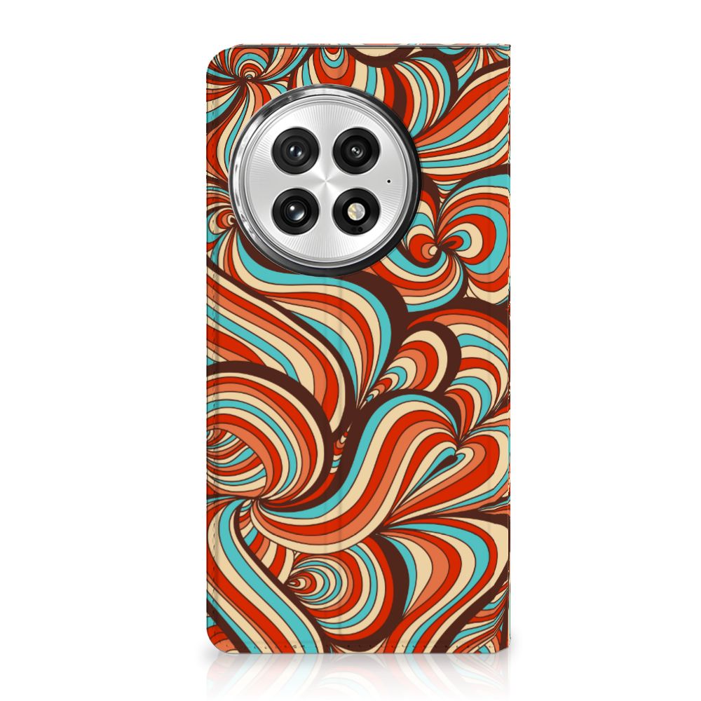 OnePlus 13 Bookcase Retro design retro kleuren aanzicht