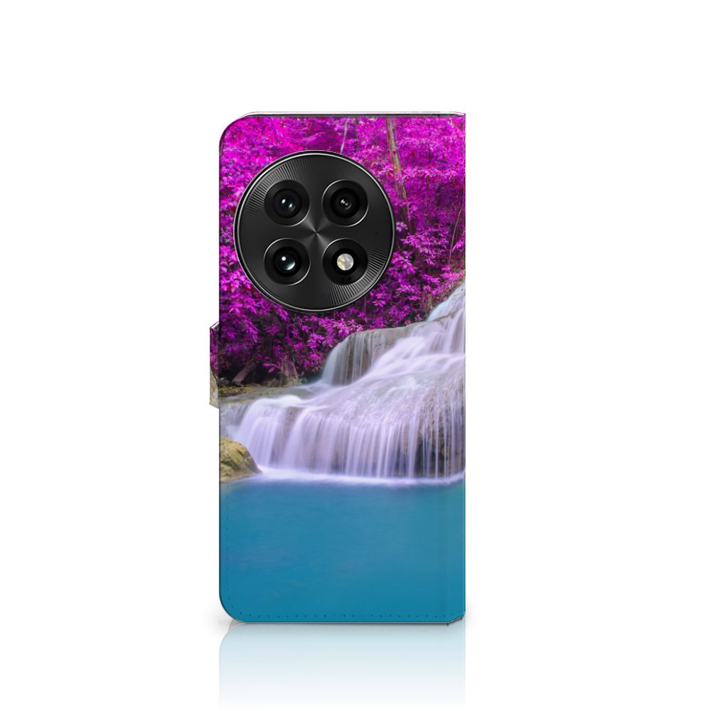 OnePlus 13 Flip Cover Waterval flipcover waterval paarse bomen aanzicht
